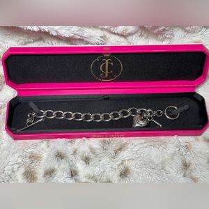 Silver Juicy Couture Charm Bracelet
